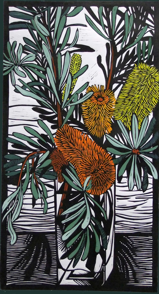 Banksia Marginata | 30cm w x 55cm h